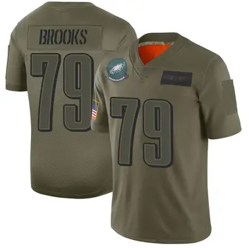 Brandon Brooks Philadelphia Eagles Fanatics Authentic Game-Used #79 White  Jersey from the 2017-18 and 2018-19 NFL Seasons - Size 48+4 - 43609