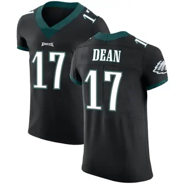 Nakobe Dean Men's Philadelphia Eagles Nike Silver Inverted Super Bowl LVII Patch  Jersey - Legend