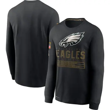 Brian Westbrook Philadelphia Eagles Men's Legend Olive Salute to Service T- Shirt