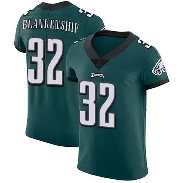 Reed Blankenship Philadelphia Eagles Men's Green Name & Number Logo Long  Sleeve T-Shirt 