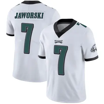 Limited Men's Ron Jaworski Black Alternate Jersey - #7 Football  Philadelphia Eagles 100th Season Vapor Untouchable Size 40/M