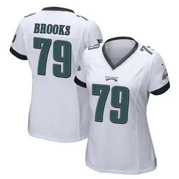 Brandon Brooks Philadelphia Eagles Fanatics Authentic Game-Used #79 White  Jersey from the 2017-18 and 2018-19 NFL Seasons - Size 48+4 - 43609