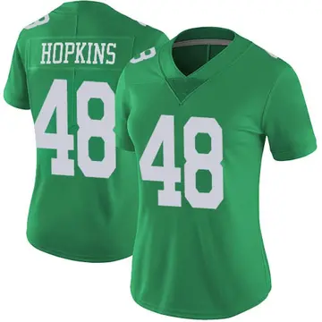 Limited Men's Wes Hopkins Green Jersey #48 Football, 58% OFF