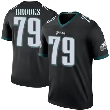 Brandon Brooks Philadelphia Eagles Game-Used #79 White Jersey from the 2017- 18 and 2018-19 NFL Seasons - Size 48+4 - 43609