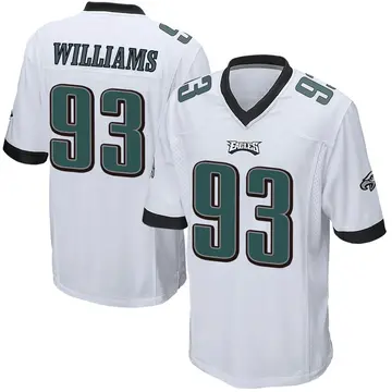 Milton Williams White jersey, 93 Eagles Jersey for Man, NFL Uniform -  Karitavir Eagles Jersey store